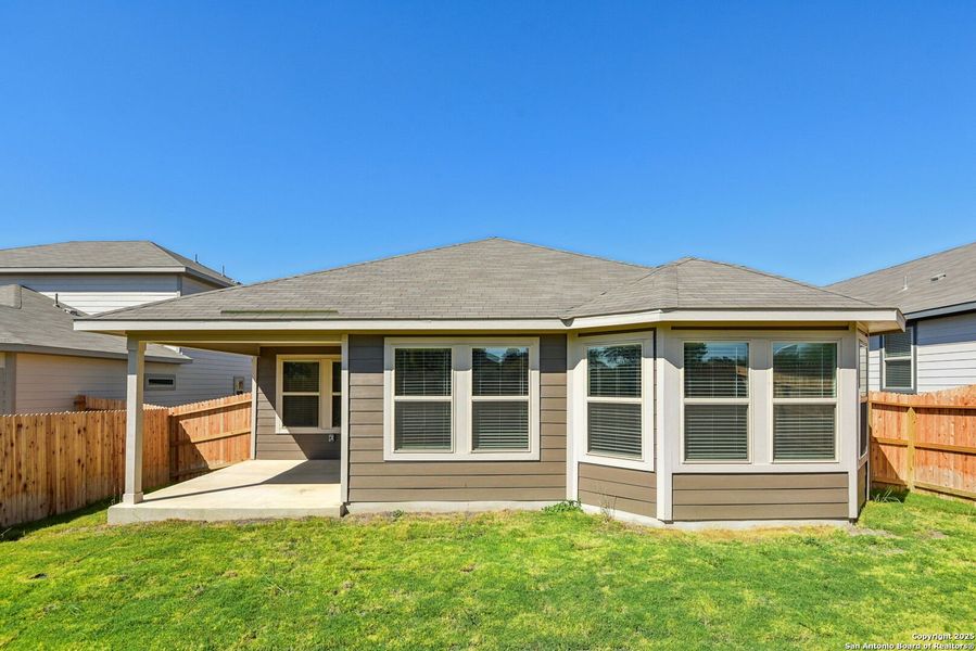 Exterior details and patio area of a home in Royal Crest, San Antonio (Image 3). Exterior details and patio area of a home in Royal Crest, San Antonio (Image 3).