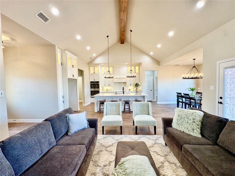 Furnished interior view inside a new home in , Abilene (Image 4). Furnished interior view inside a new home in , Abilene (Image 4).