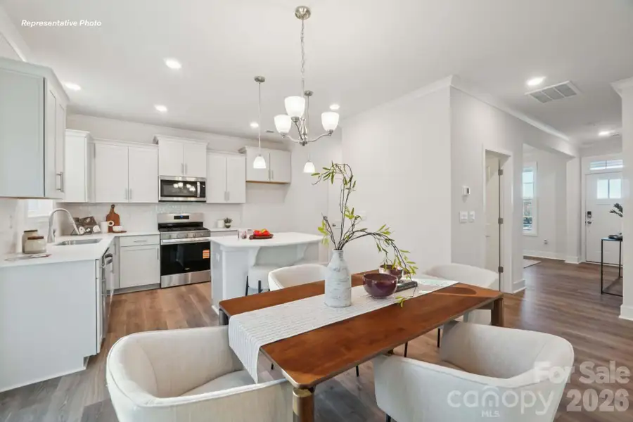 Furnished interior view inside a new home in Sanctuary at Southgate, Indian Trail (Image 14).