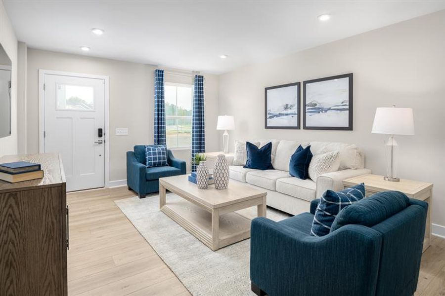 Furnished interior view inside a new home in Berkeley Villas, Spartanburg (Image 10).
