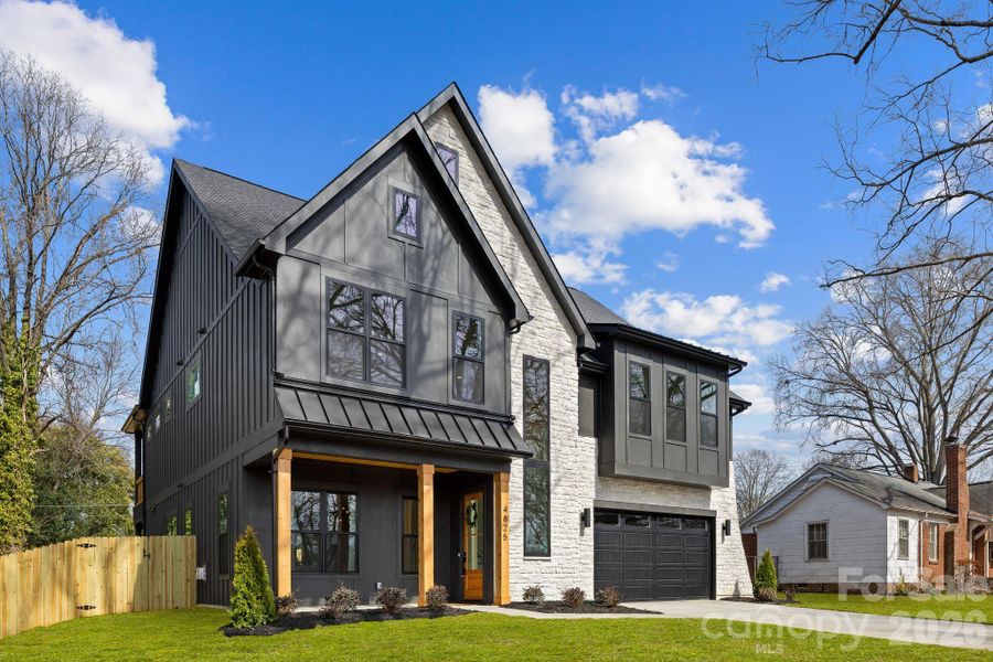 Front exterior of a new home in , Charlotte, NC, highlighting curb appeal (Image 28).
