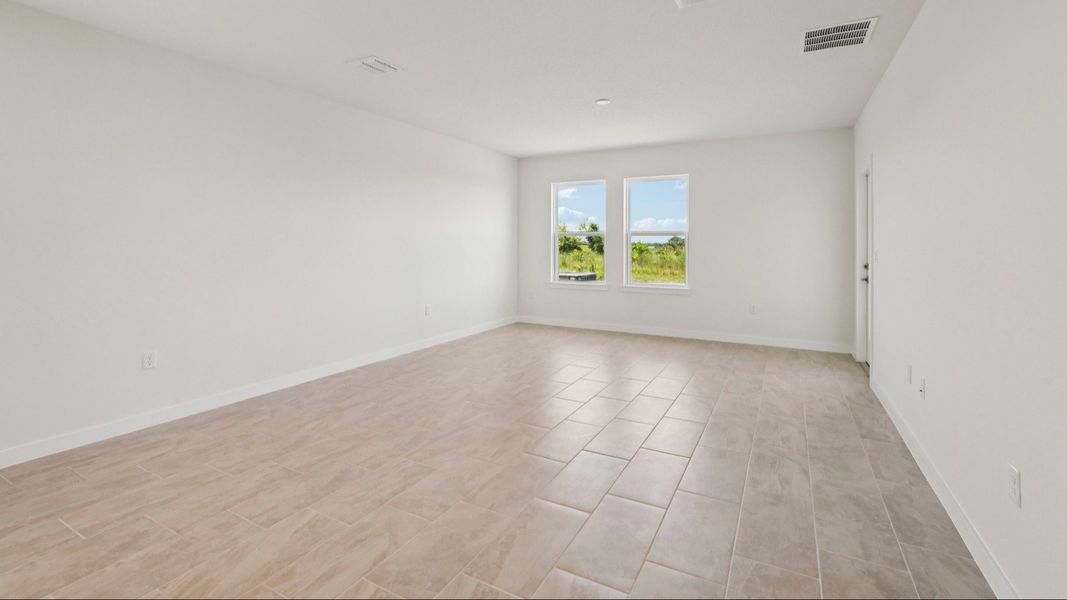 Living Area of the Jupiter in Hamilton Bluff located in Haines City, FL.