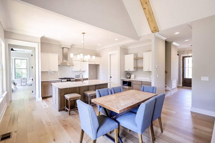 Furnished interior view inside a new home in Creekside, Cleveland (Image 10).