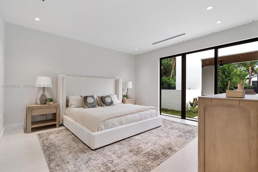 Furnished interior view inside a new home in , Miami (Image 10).