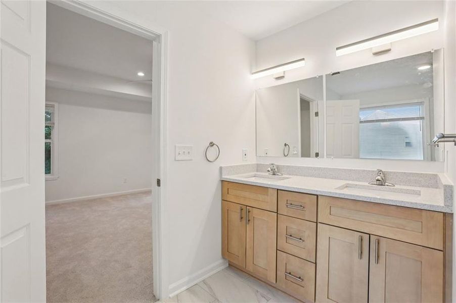 Furnished interior view inside a new home in , Fairburn (Image 8).