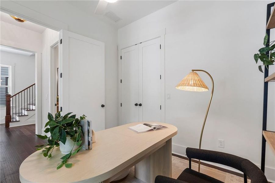 Furnished interior view inside a new home in , Atlanta (Image 31). Furnished interior view inside a new home in , Atlanta (Image 31).