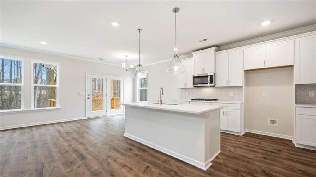Furnished interior view inside a new home in Wildwood, Covington (Image 3).