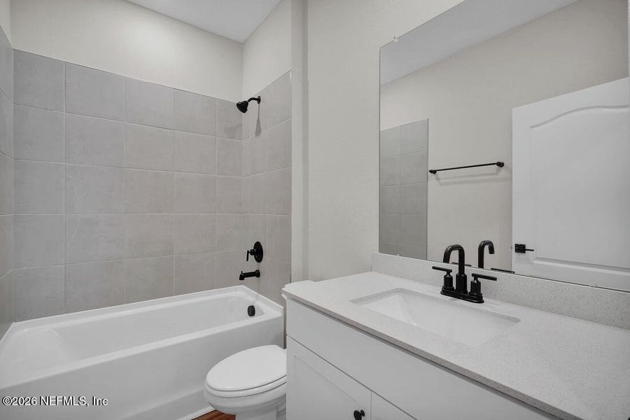 Furnished interior view inside a new home in , Jacksonville (Image 9). Furnished interior view inside a new home in , Jacksonville (Image 9).