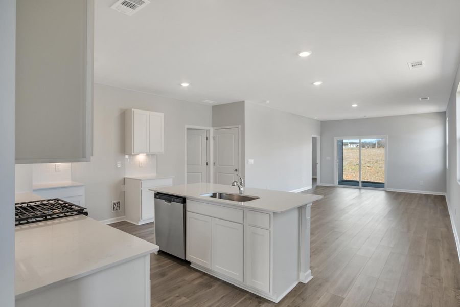 Representative furnished interior of a home built from the Jennings by D.R. Horton in Legacy Farms, White House (Image 11).