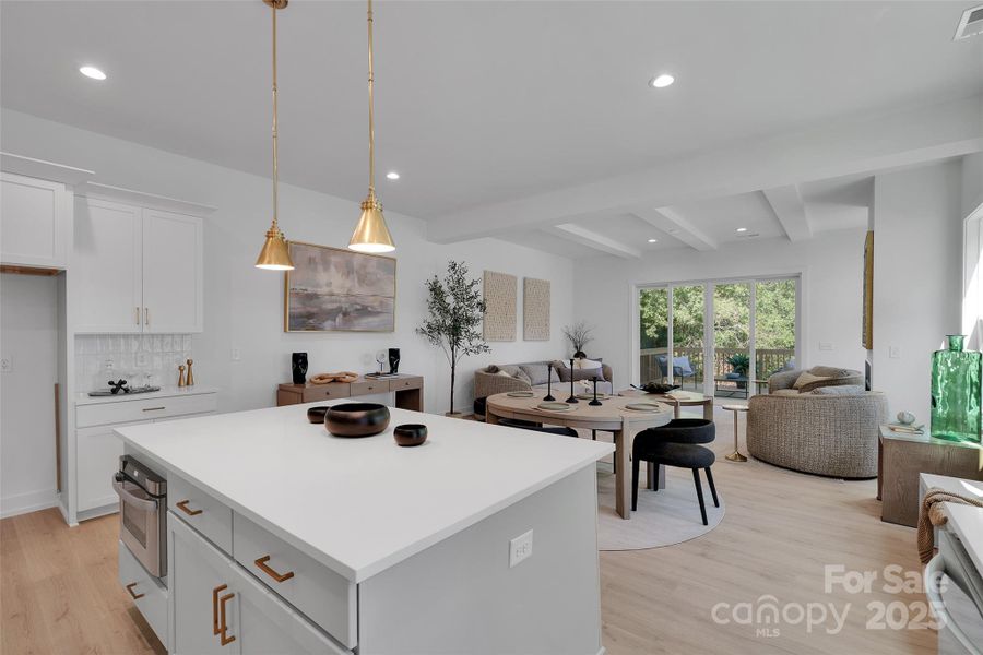 Furnished interior view inside a new home in , Charlotte (Image 18). Furnished interior view inside a new home in , Charlotte (Image 18).