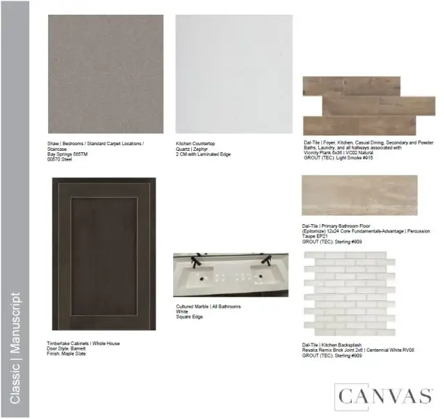 Sample of building materials used in homes in Rancho Mercado, Surprise (Image 25).