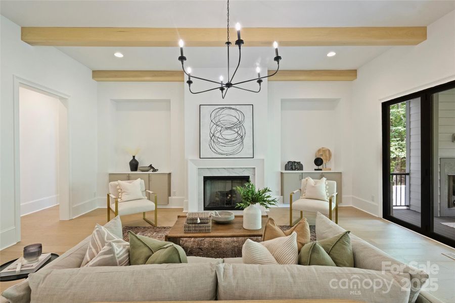 Furnished interior view inside a new home in , Charlotte (Image 15).