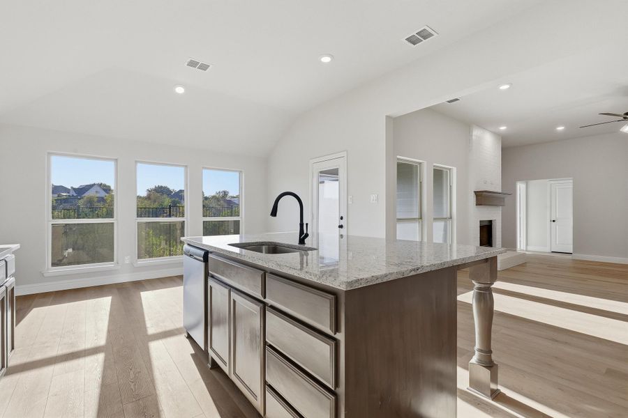 Representative furnished interior of a home built from the McKinley I by Cheldan Homes in Terra Vista Estates, Springtown (Image 36).