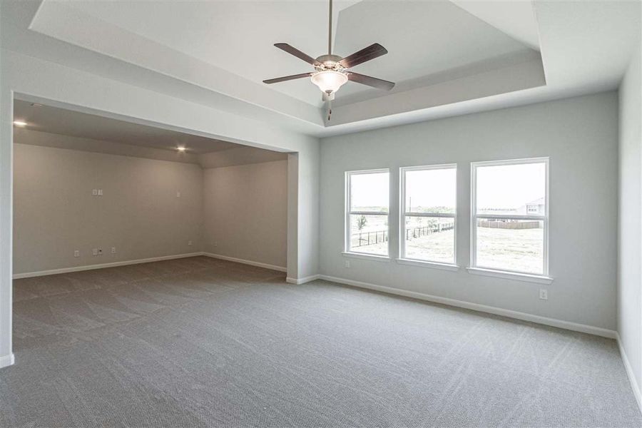 Representative unfurnished interior of a home built from the Brennan by Pacesetter Homes in Timberbrook, Justin (Image 22).