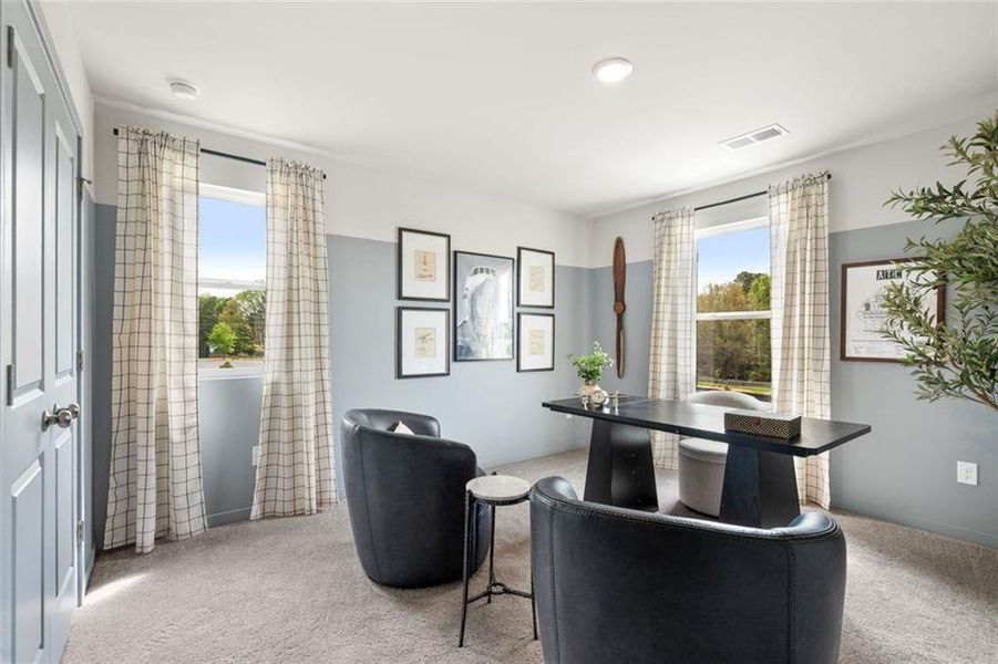 Furnished interior view inside a new home in Magnolia Square, Austell (Image 16).