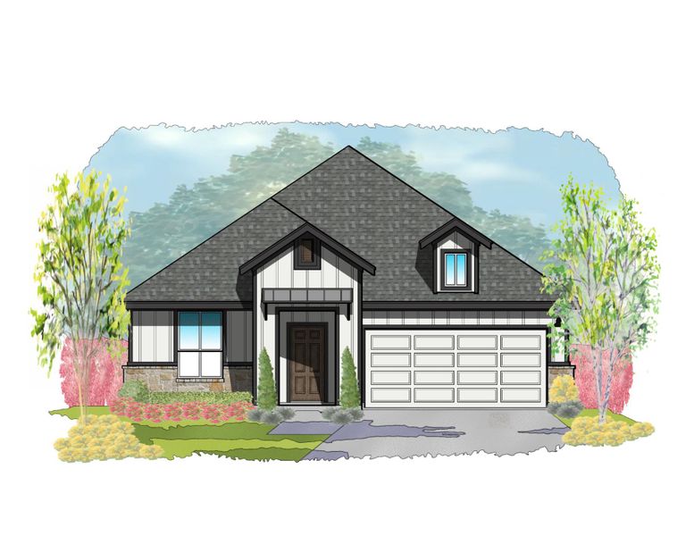 Representative exterior photo of a completed home built from the Wingate by Steve Klein Custom Builder in TerraVista, Victoria, TX (Image 8). Representative exterior photo of a completed home built from the Wingate by Steve Klein Custom Builder in TerraVista, Victoria, TX (Image 8).