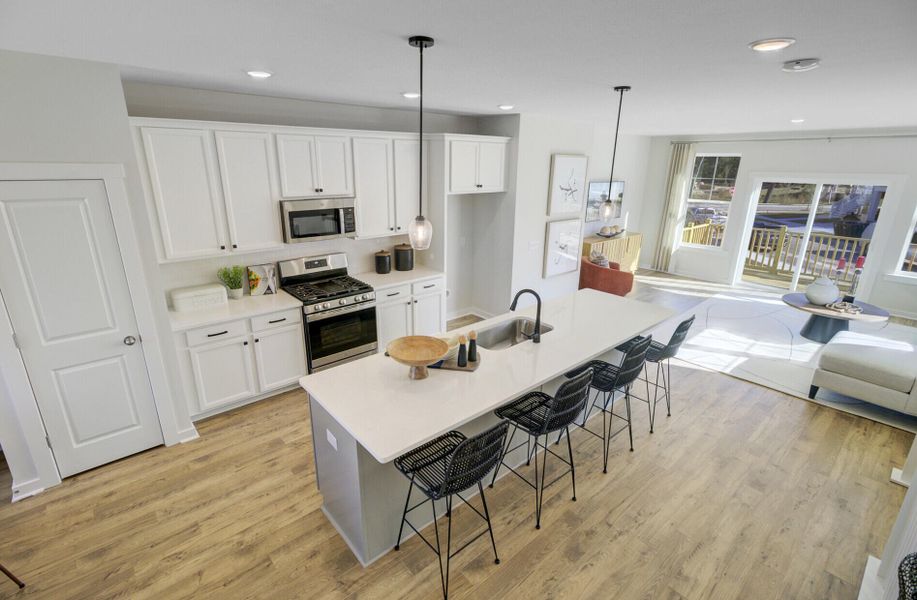Furnished interior view inside a new home in , Johns Island (Image 25).