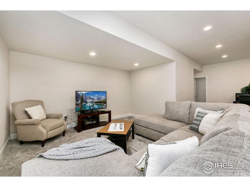 Furnished interior view inside a new home in Kinston at Centerra, Loveland (Image 18).