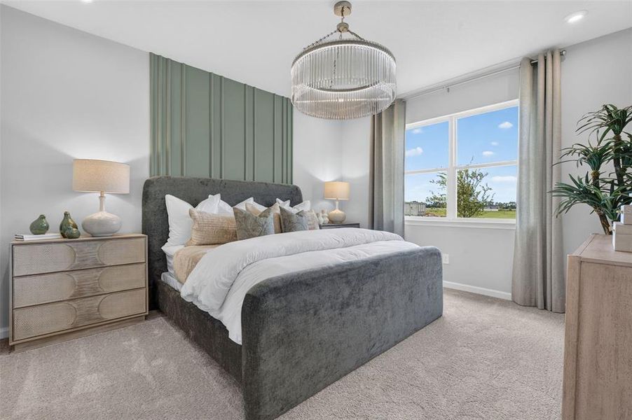 Furnished interior view inside a new home in Pasadena Ridge Master, Dade City (Image 18).