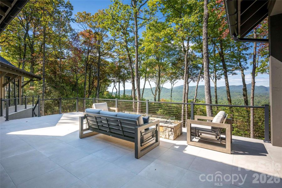 Exterior details and patio area of a home in , Sapphire (Image 22).