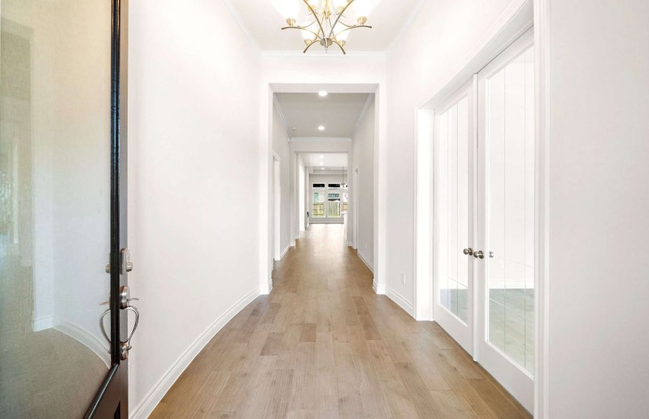 Representative unfurnished interior of a home built from the 3049AU by Ravenna Homes in Audubon 60′, Magnolia (Image 21).