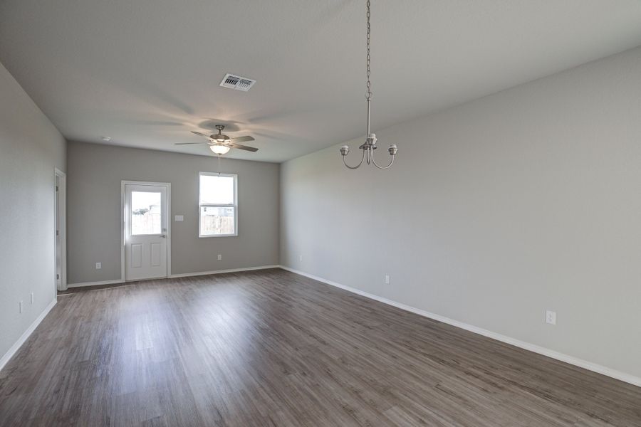 Representative unfurnished interior of a home built from the The Frio A by Davidson Homes LLC in Agave, San Antonio (Image 13).