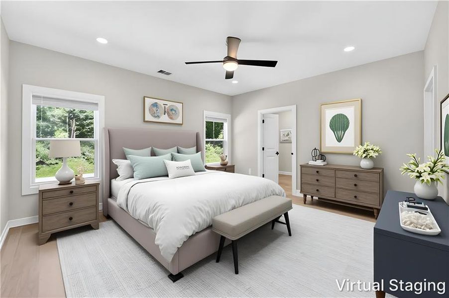 Furnished interior view inside a new home in , Tucker (Image 12).