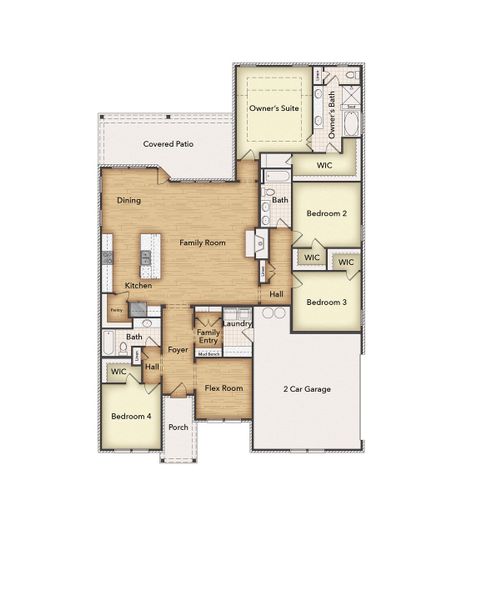 2D floor plan layout of this home in Terra Escalante, Blue Ridge, TX (Image 2). 2D floor plan layout of this home in Terra Escalante, Blue Ridge, TX (Image 2).