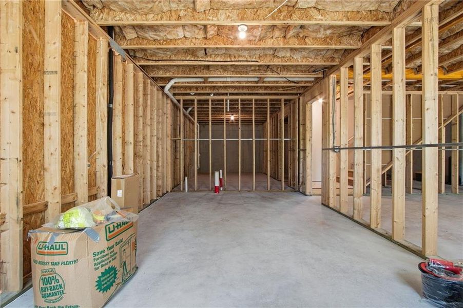 In-progress construction of a new home in , Newnan, GA (Image 75).