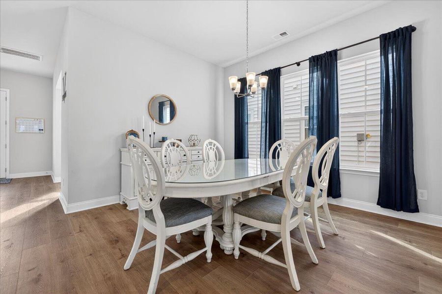 Furnished interior view inside a new home in Heron's Walk at Summers Corner, Summerville (Image 3). Furnished interior view inside a new home in Heron's Walk at Summers Corner, Summerville (Image 3).