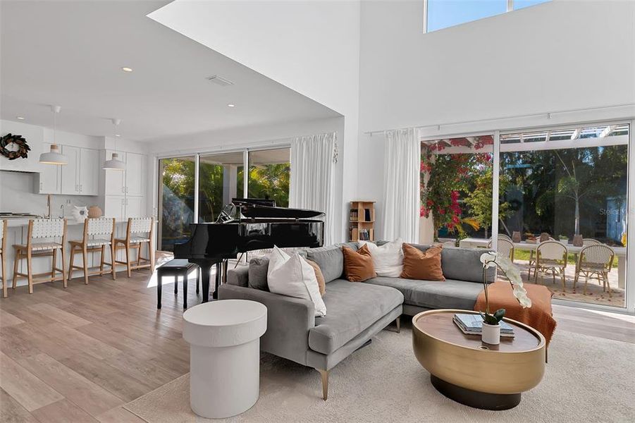 Furnished interior view inside a new home in , Sarasota (Image 29).