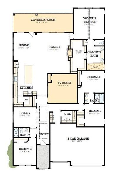 The success of a floor plan is the way you can move through it…You’ll be amazed at how well this home lives…We call it traffic patterns.