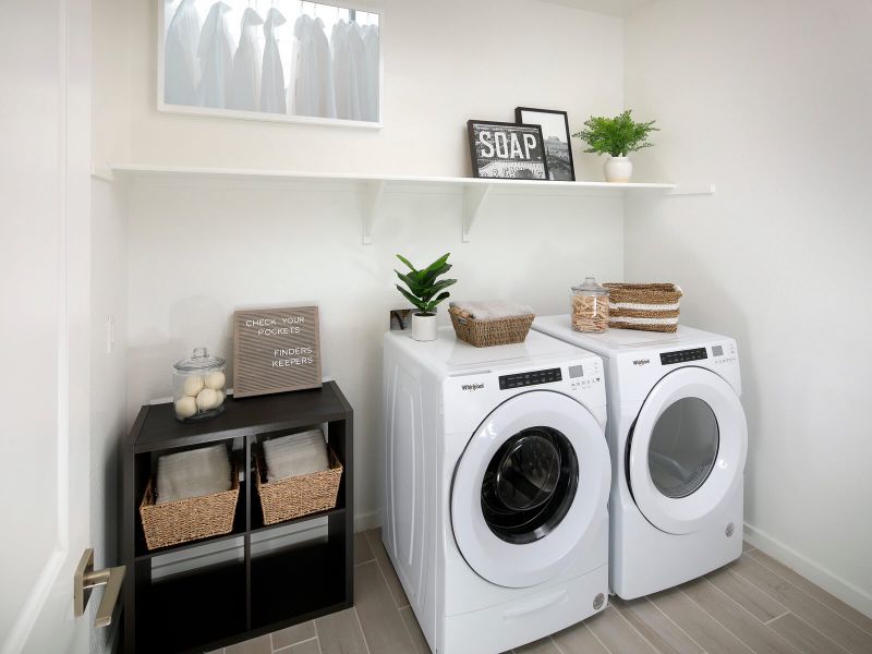 Bailey laundry room at Bella Vista Farms