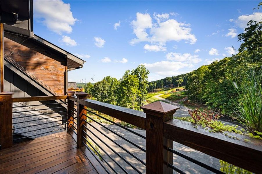 Exterior details and patio area of a home in , Morganton (Image 35).