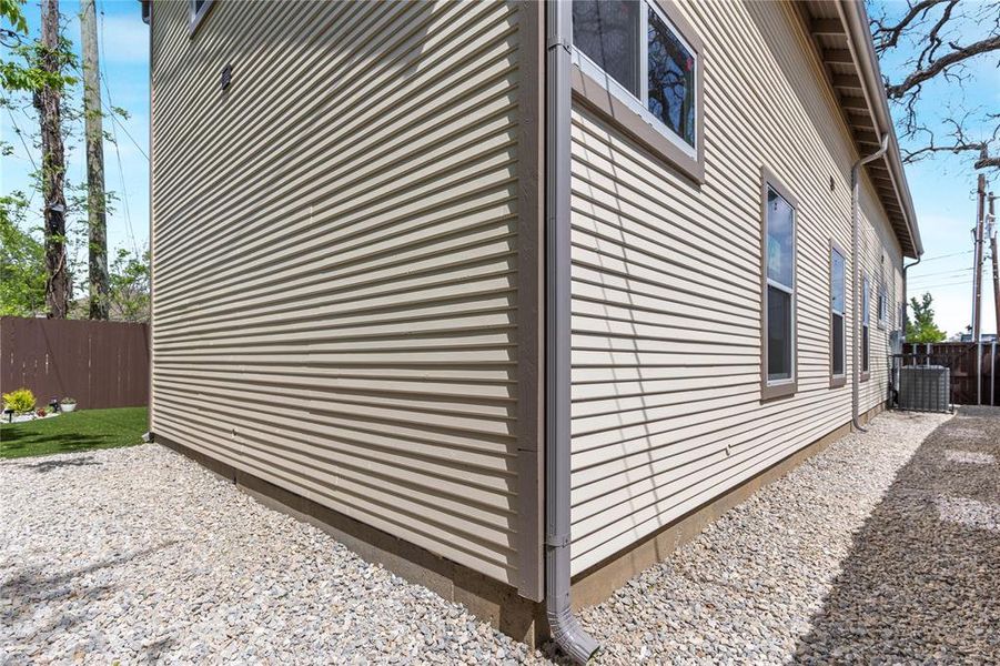 Exterior details and patio area of a home in , Dallas (Image 20). Exterior details and patio area of a home in , Dallas (Image 20).