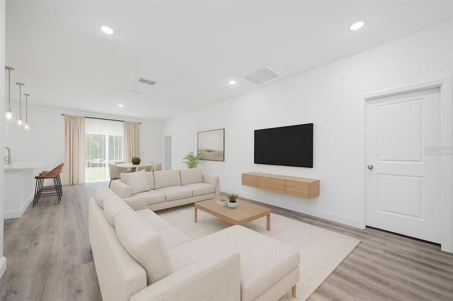 Furnished interior view inside a new home in , Ocala (Image 5).