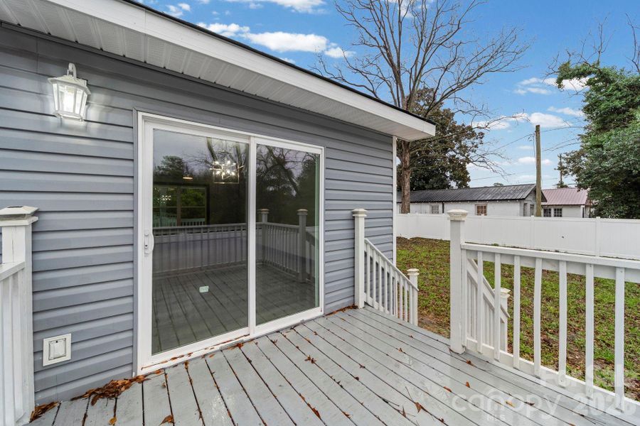Exterior details and patio area of a home in , Orangeburg (Image 22).