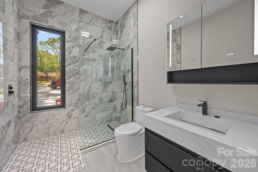 Furnished interior view inside a new home in , Charlotte (Image 13).
