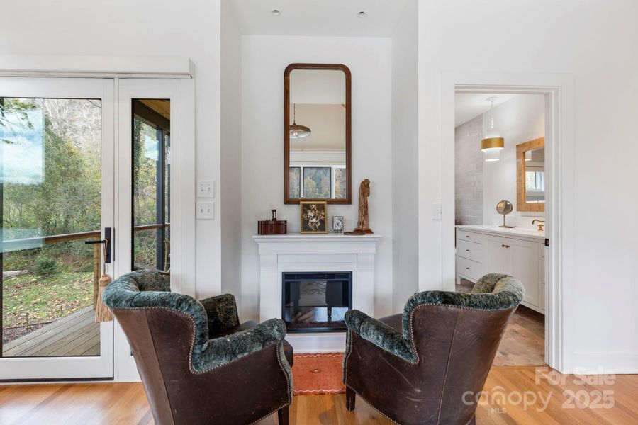 Cozy Up by the Primary Fireplace