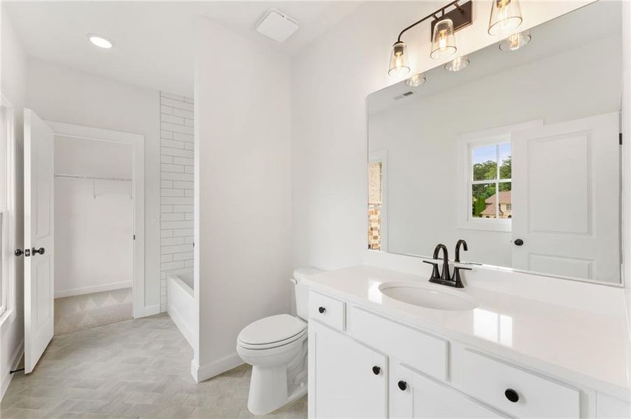Furnished interior view inside a new home in Lanesborough, Marietta (Image 14).