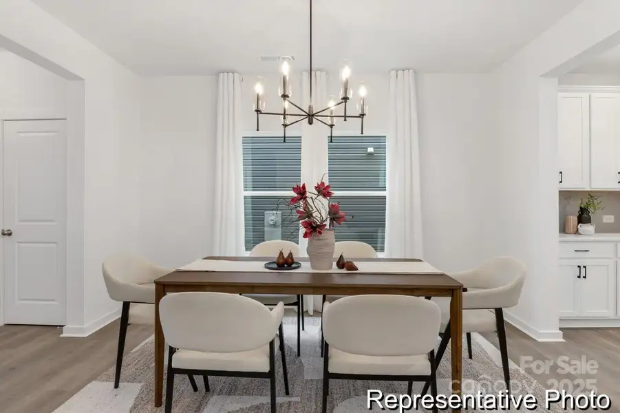Furnished interior view inside a new home in Beaver Creek, Statesville (Image 8).