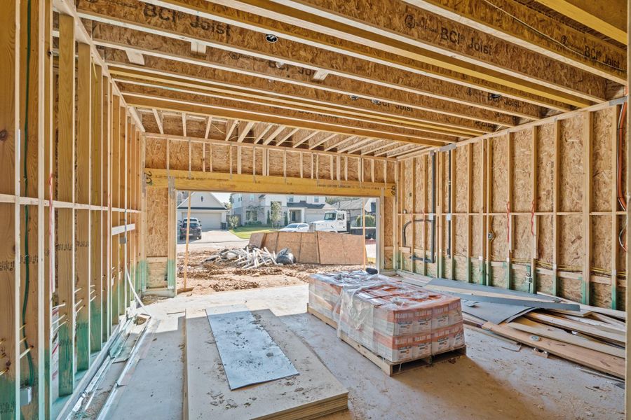 In-progress construction of a new home in The Park and The Reserve, Fulshear, TX (Image 13).