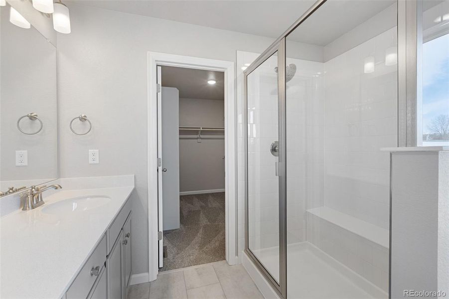 Furnished interior view inside a new home in Highlands Preserve, Mead (Image 11).