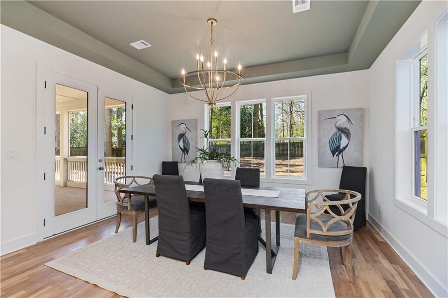 Furnished interior view inside a new home in , Decatur (Image 19).