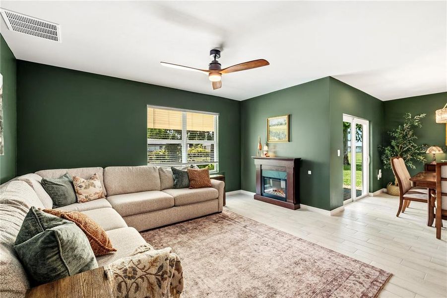 Furnished interior view inside a new home in Burnt Store Village, Punta Gorda (Image 8).