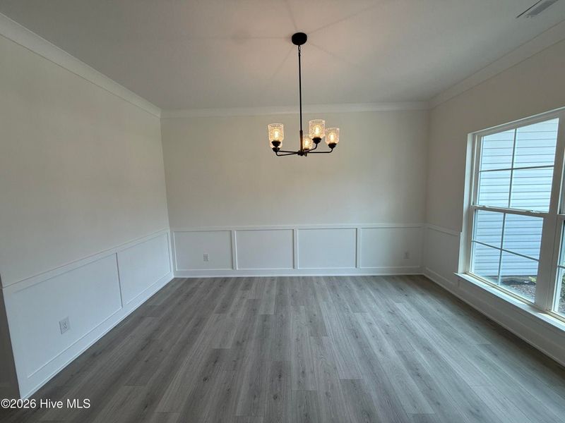 Spacious, unfurnished interior of a new home in Wood Creek Landing, Leland (Image 23). Spacious, unfurnished interior of a new home in Wood Creek Landing, Leland (Image 23).