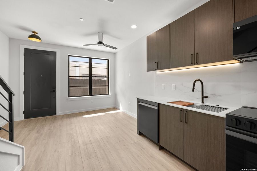 Furnished interior view inside a new home in , New Braunfels (Image 5).