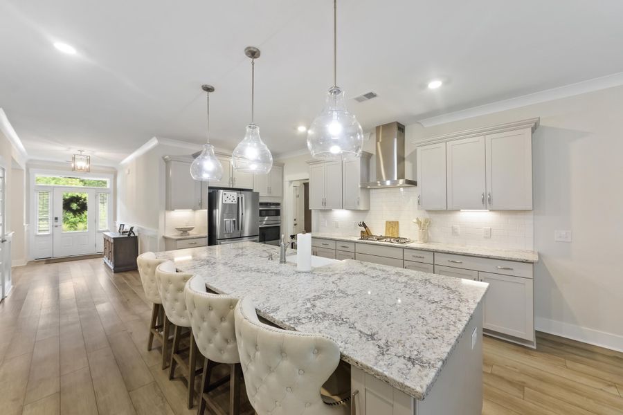 Furnished interior view inside a new home in Cordgrass Landing, Johns Island (Image 28).