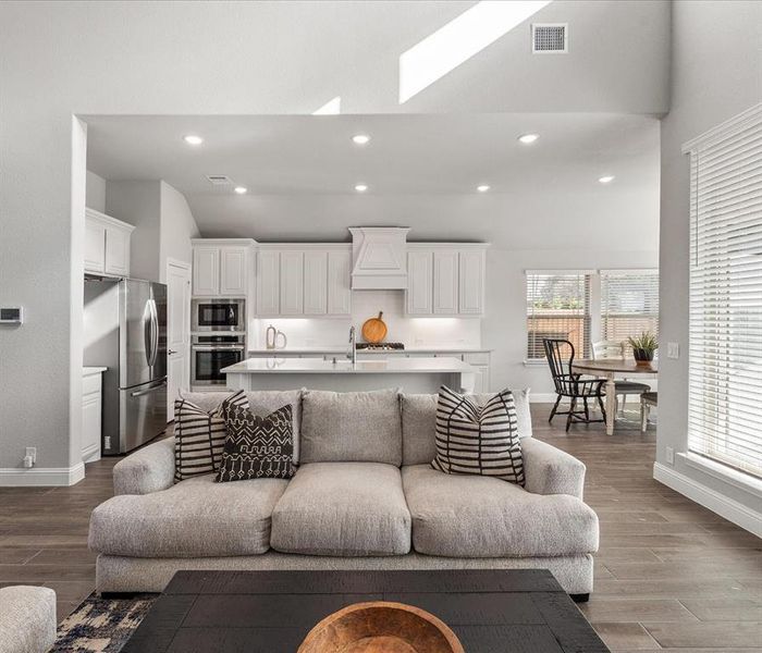 Furnished interior view inside a new home in The Lakes at Parks of Aledo, Aledo (Image 21).