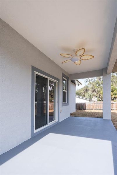 Exterior details and patio area of a home in , Apopka (Image 24).